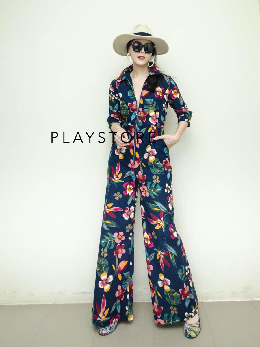 เสื้อผ้าผู้หญิง ALeXa-BLooMing-PLAYSUiT-1