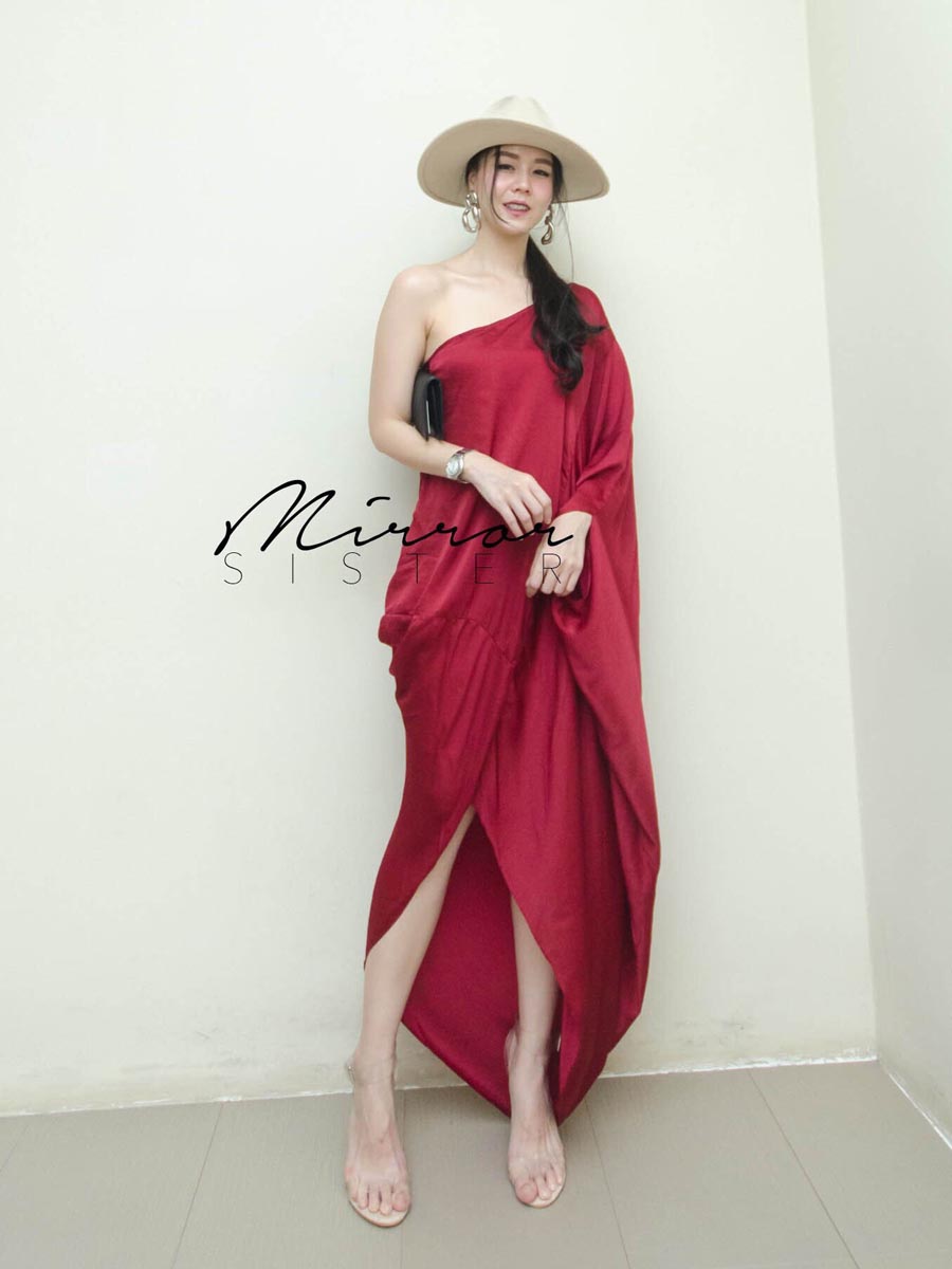 เสื้อผ้าผู้หญิง ARatee-Single-SHoULDER-MaXiDRESS-8