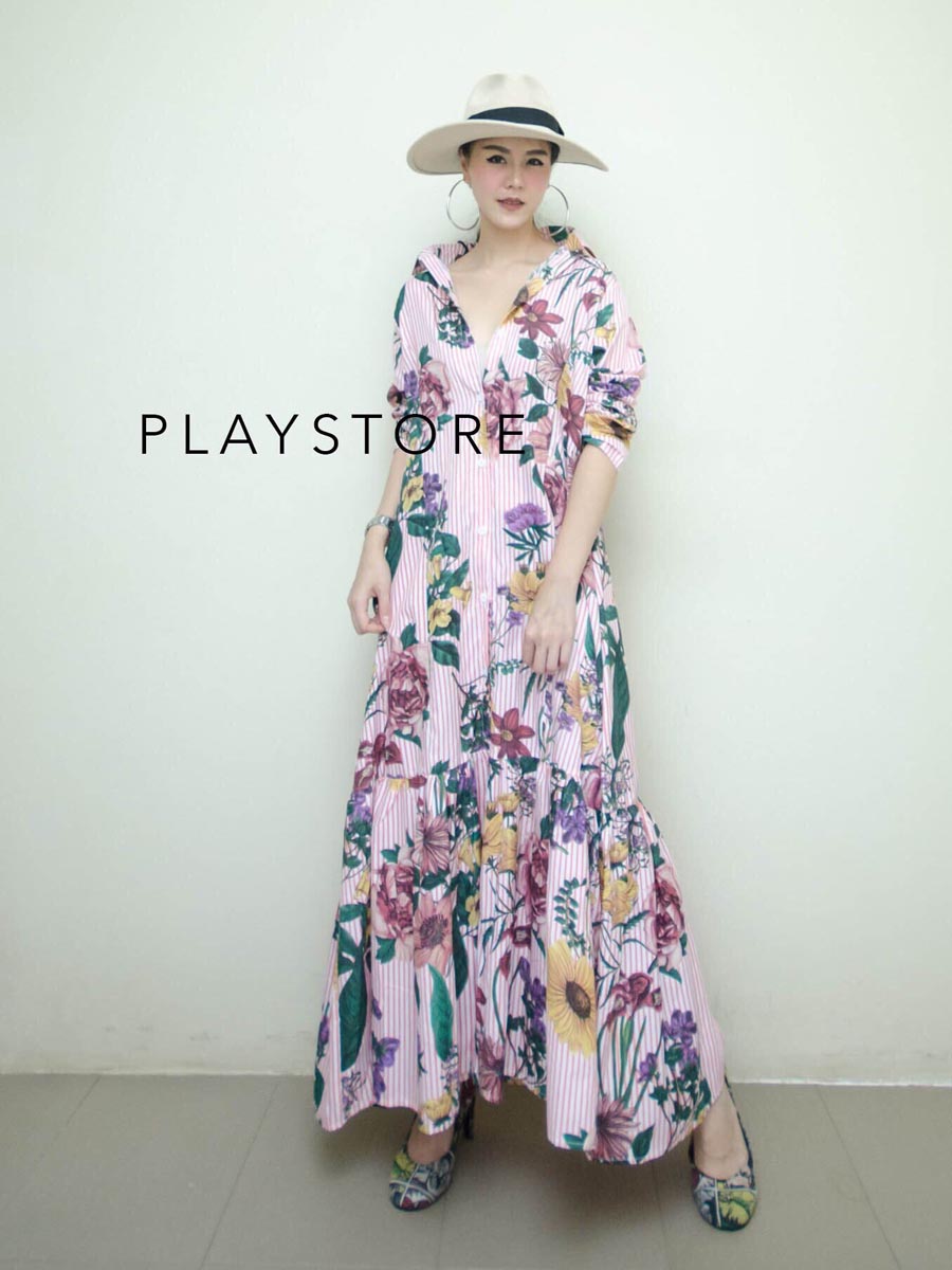 เสื้อผ้าผู้หญิง BeTTy-MaXiDReSS-SHiRT-4