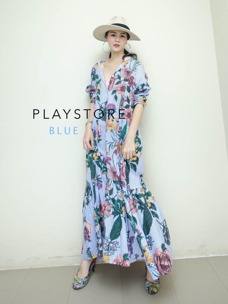 เสื้อผ้าผู้หญิง BeTTy-MaXiDReSS-SHiRT-7