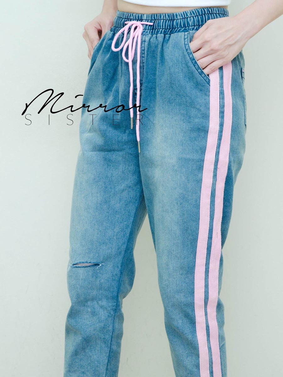 เสื้อผ้าผู้หญิง BuBBLePiNK-2stack-jeans-PANTS-7