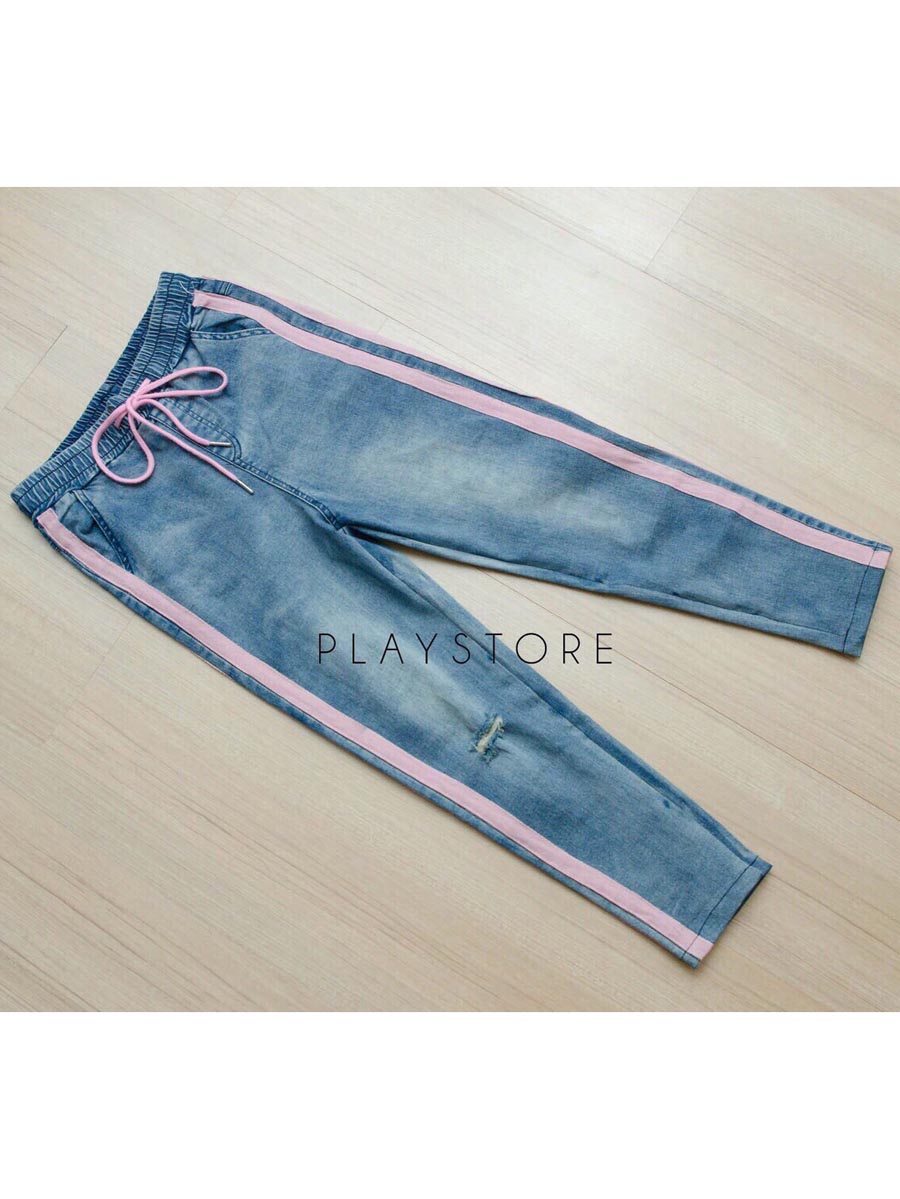 เสื้อผ้าผู้หญิง BuBBLePiNK-2stack-jeans-PANTS-8