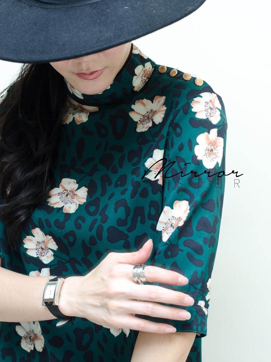 เสื้อผ้าผู้หญิง FloRidA-Leopard-4buttons-BLoUSE-7