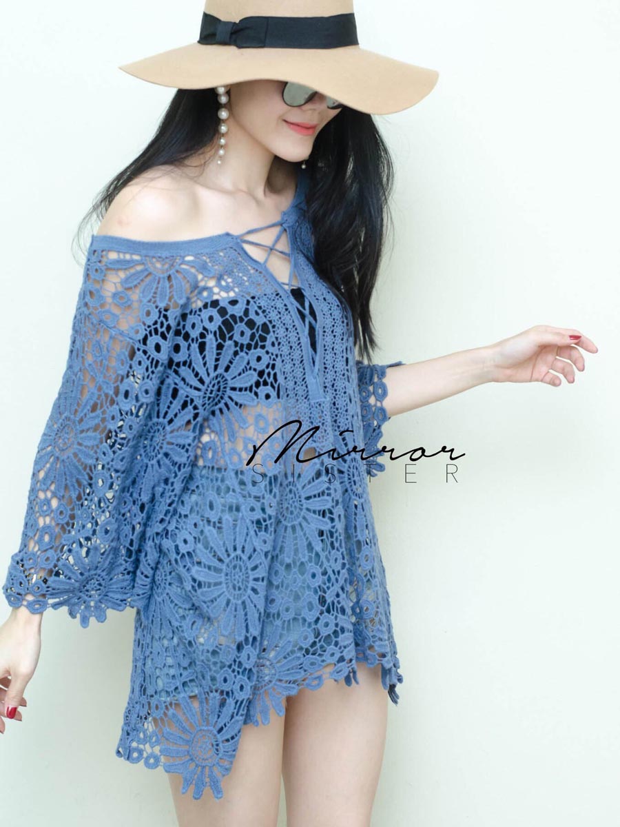 เสื้อผ้าผู้หญิง Lace-See-through-cloth-3