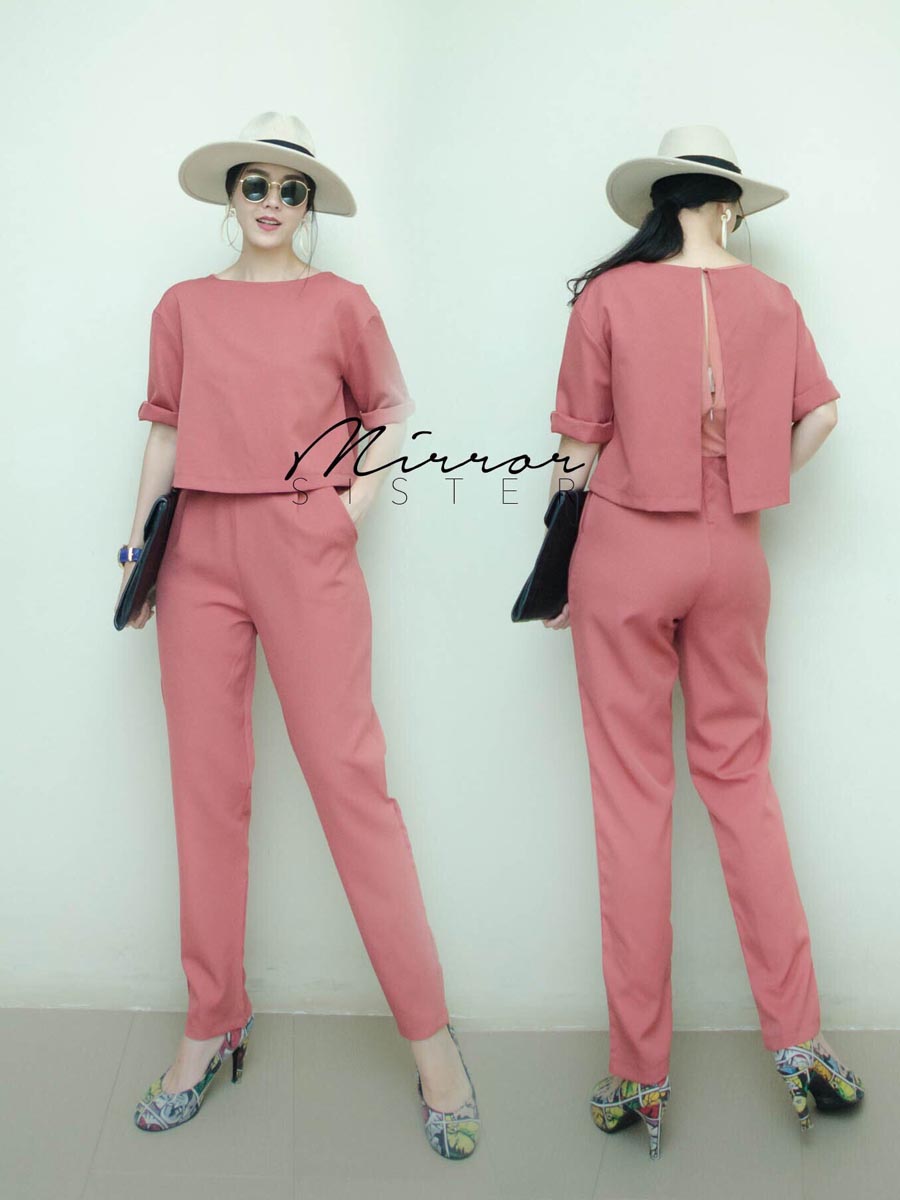 เสื้อผ้าผู้หญิง Lak-Plain-JUMPSUIT-2