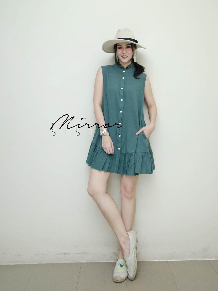 เสื้อผ้าผู้หญิง Lasan-Ruffled-Dress-1