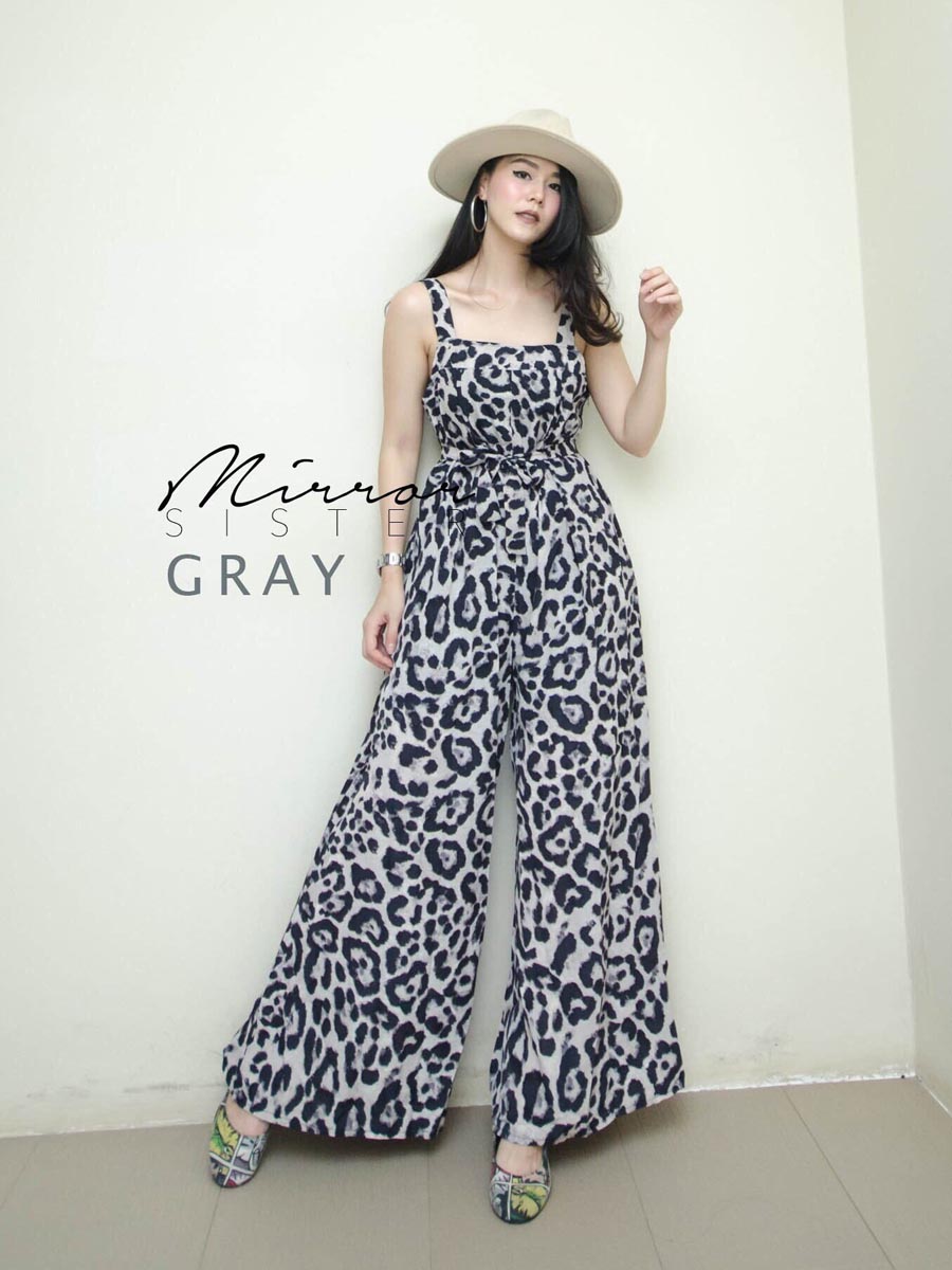 เสื้อผ้าผู้หญิง Leopard-Long-Jumpsuit-4