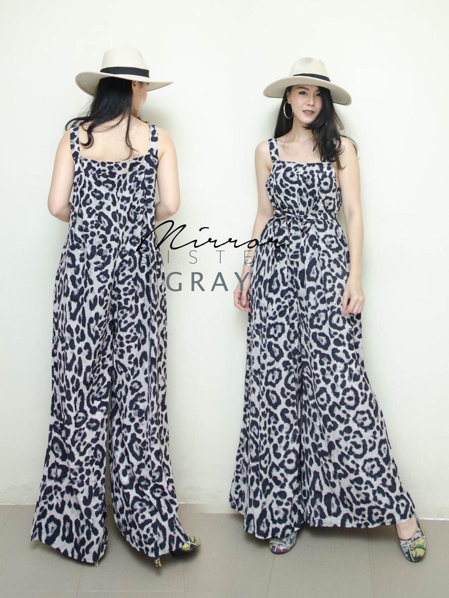 เสื้อผ้าผู้หญิง Leopard-Long-Jumpsuit-5