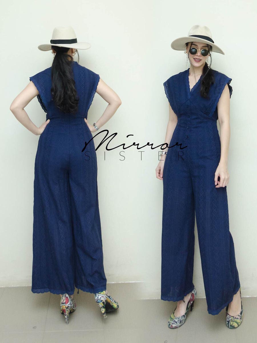 เสื้อผ้าผู้หญิง Minna-Lace-EMBRoiDed-jumpSUiT-5