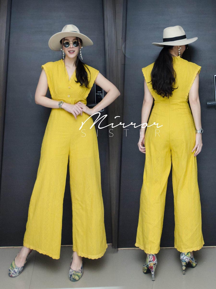 เสื้อผ้าผู้หญิง Minna-Lace-EMBRoiDed-jumpSUiT-7