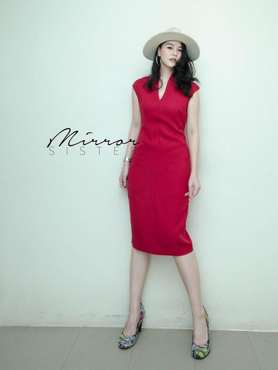 เสื้อผ้าผู้หญิง Pavi-V-MiDi-DReSS-11