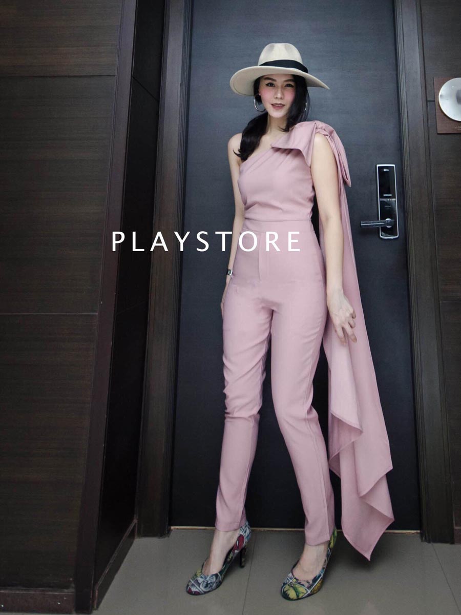 เสื้อผ้าผู้หญิง PhittdaR-BiG-BoW-JUMPSUIT-10