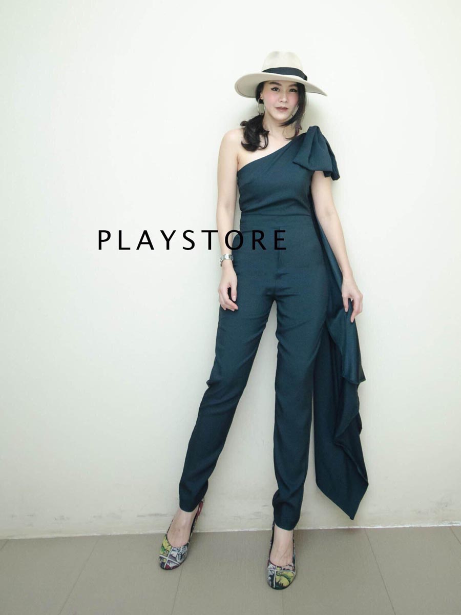 เสื้อผ้าผู้หญิง PhittdaR-BiG-BoW-JUMPSUIT-5