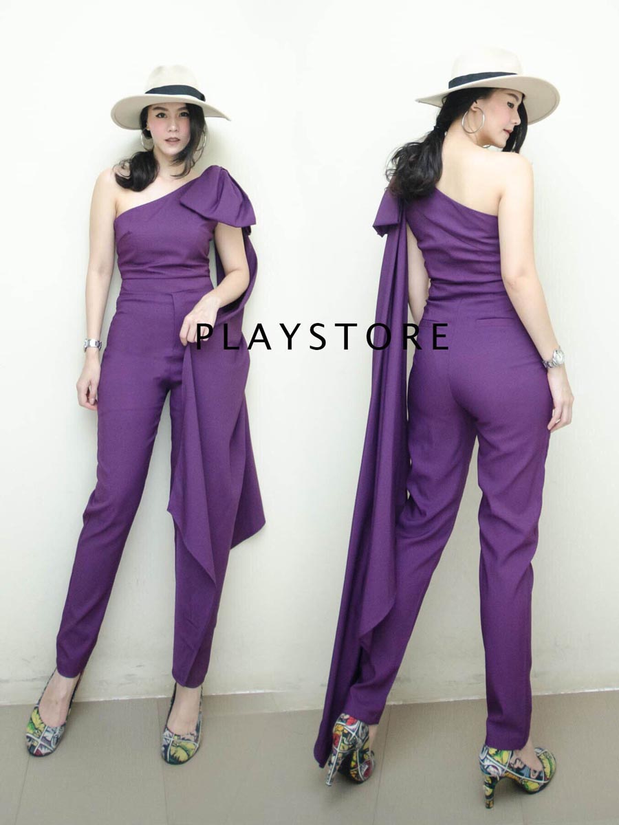 เสื้อผ้าผู้หญิง PhittdaR-BiG-BoW-JUMPSUIT-7